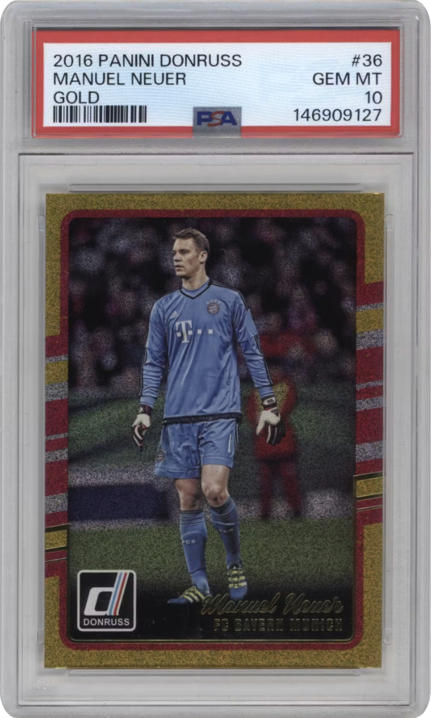 Slab graduado PSA — Manuel Neuer Donruss Gold